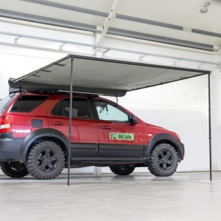 Wild Camp 2x2 m Awning, Grey, with LED Light | Szekla4x4