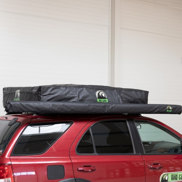 Wild Camp 2.5x2.5 m Awning, Green, with LED | Szekla4x4