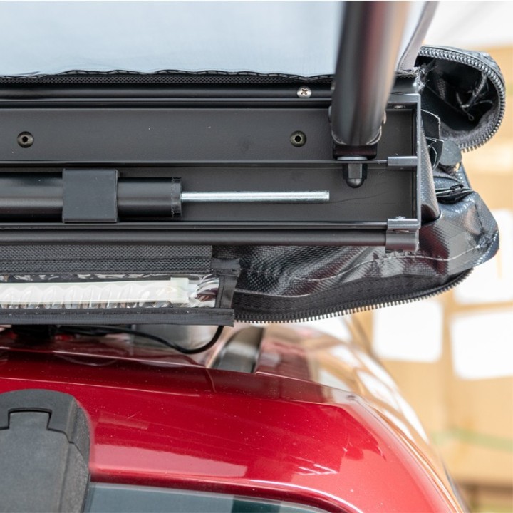 Wild Camp 1.25x2 m Roof Rack Awning, Grey | Szekla4x4