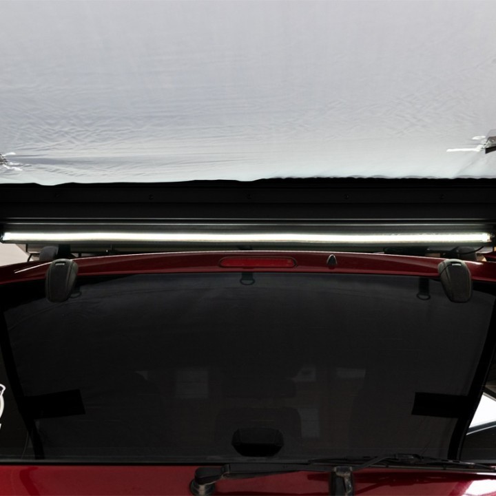 Wild Camp 1.25x2 m Roof Rack Awning, Grey | Szekla4x4