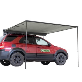 Wild Camp 2x2.5 m car awning, grey, with LED lighting