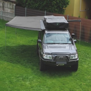 Wild Camp HEX 270 degree awning 2.5 m grey - passenger side - view 2