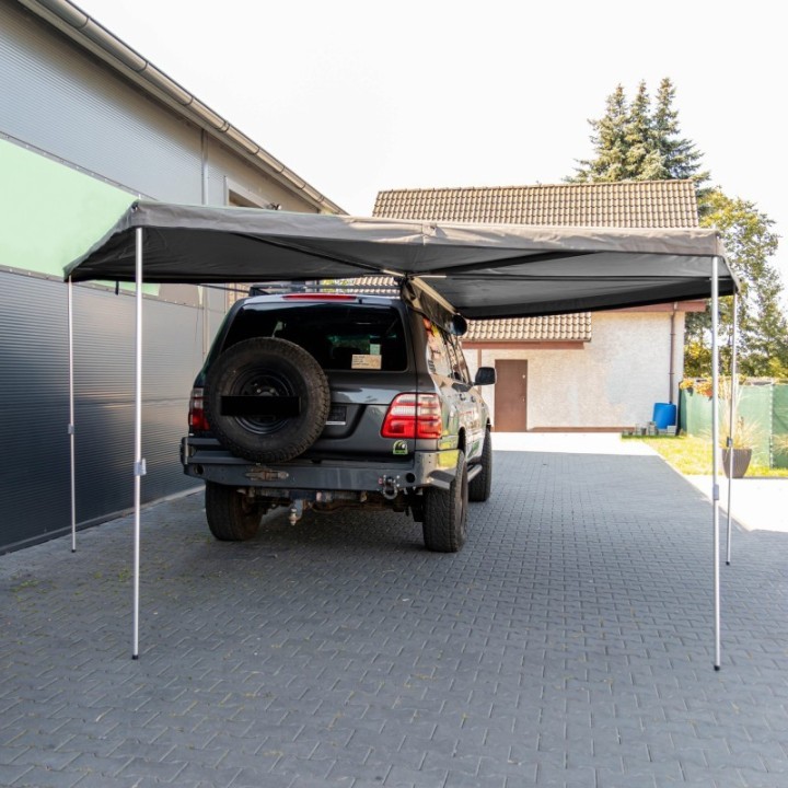 Wild Camp HEX 270 degree awning 2.5 m grey - passenger side - view 6