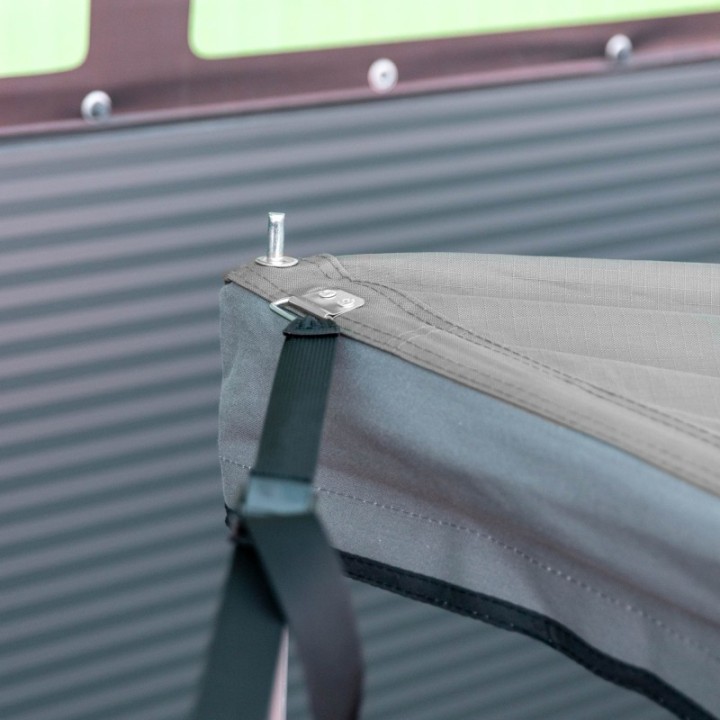 Wild Camp HEX 270 degree awning 2.5 m grey - passenger side - view 11