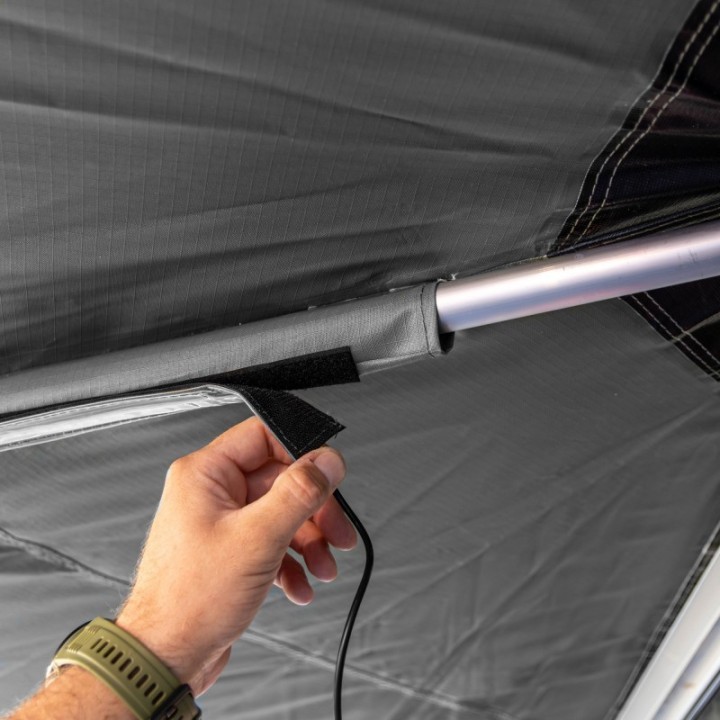 Wild Camp HEX 270 degree awning 2.5 m grey - passenger side - view 17