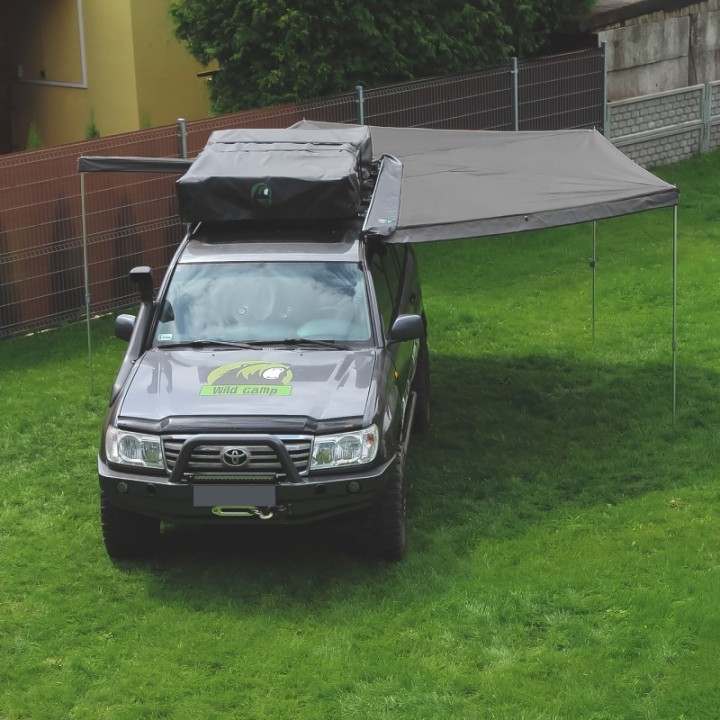 Wild Camp HEX 270 degree awning 2.5 m grey - driver side - view 2