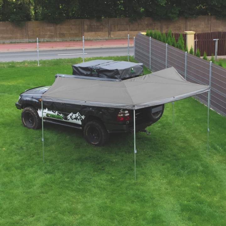 Wild Camp HEX 270 degree awning 2.5 m grey - driver side - view 3