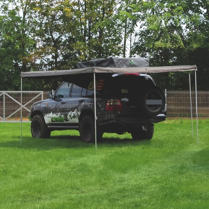 Wild Camp HEX 270 degree awning 2.5 m grey - driver side - view 4