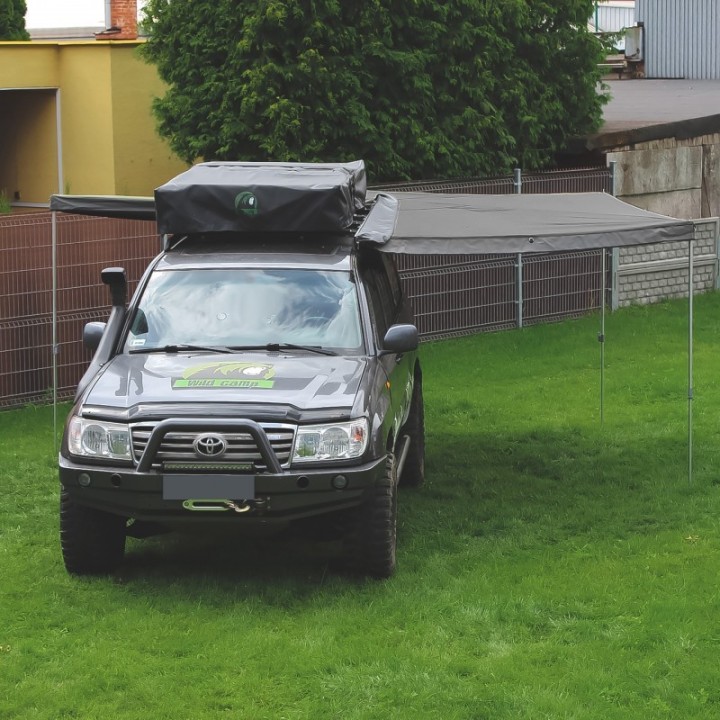 Wild Camp HEX 270 degree awning 2.5 m grey - driver side - view 5