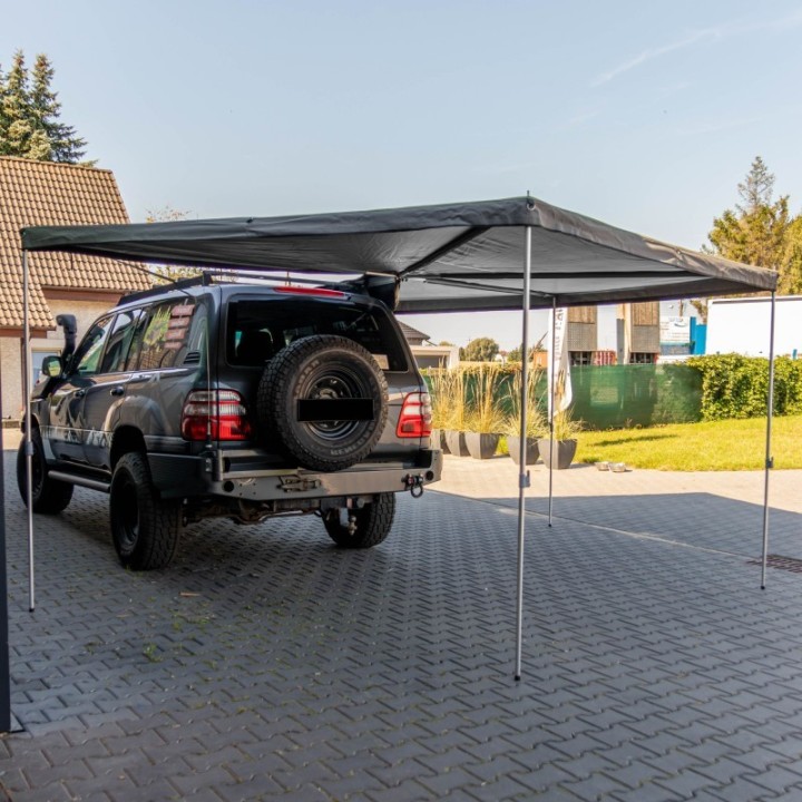 Wild Camp HEX 270 degree awning 2.5 m grey - driver side - view 8