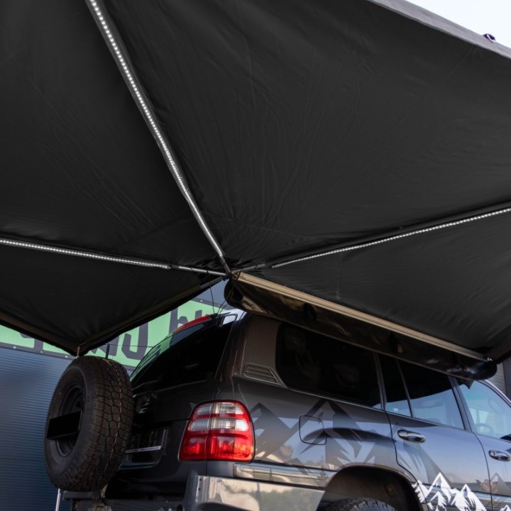 Wild Camp HEX 270 degree awning 2.5 m grey - driver side - view 11