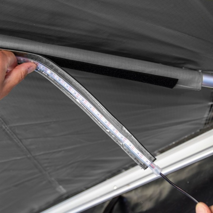 Wild Camp HEX 270 degree awning 2.5 m grey - driver side - view 15