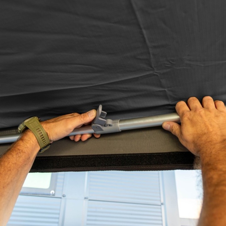 Wild Camp HEX 270 degree awning 2.5 m grey - driver side - view 16