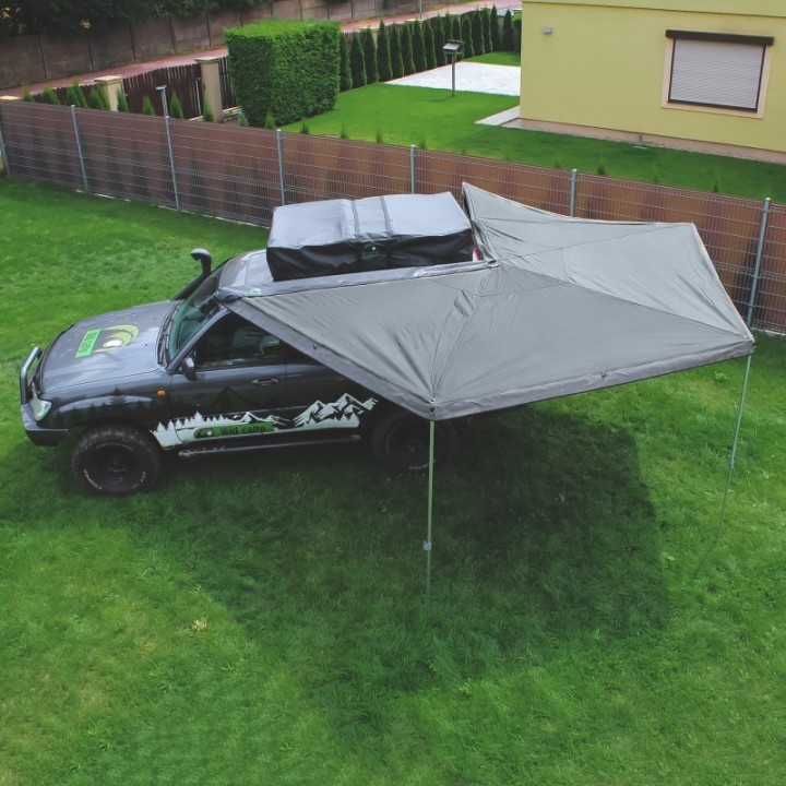 Wild Camp HEX 270 degree awning 2.5 m grey - driver side - view 21