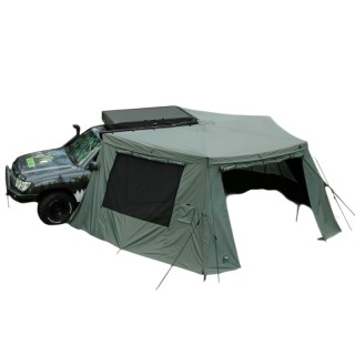 Wild Camp Batwing II Premium 2.5 m annex - driver side, green