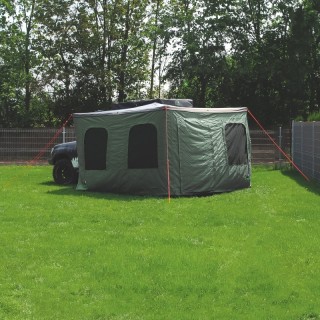 Wild Camp Batwing 2.4 m awning annex - driver side, green - view 2