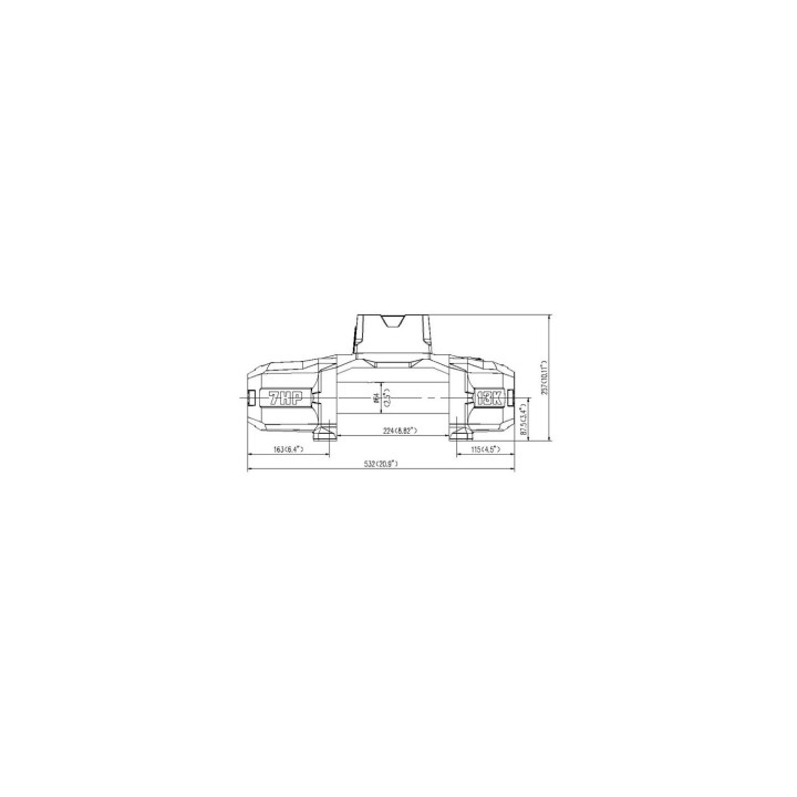 Winch T-max Force View Titan 12v 13000lbs - Best Quality!
