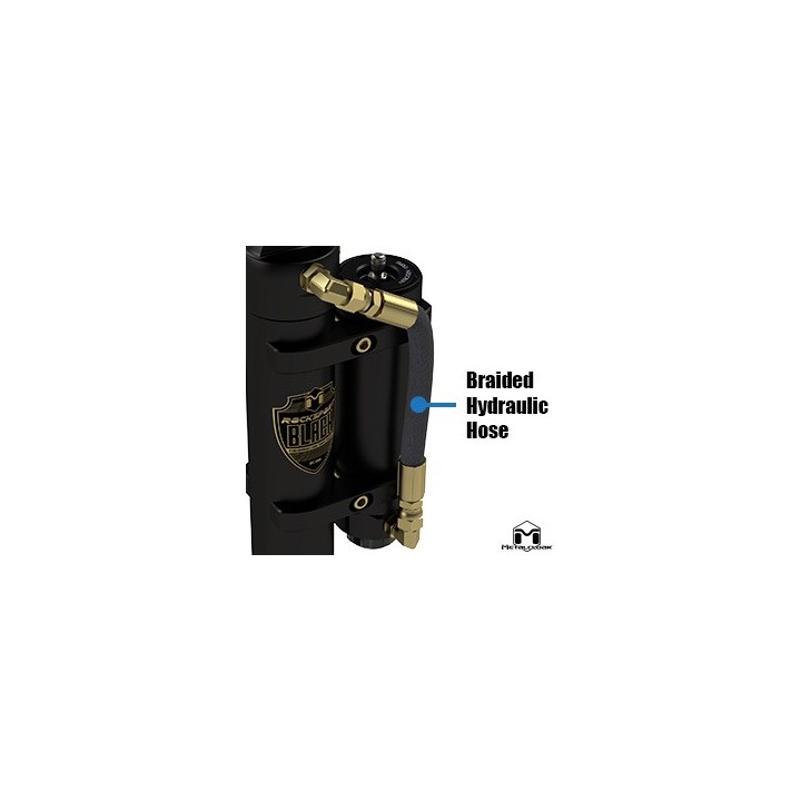 RockSport BLACK, 2.5"/3.5" JL Wrangler Adjustable Reservoir Shocks, Rear, Pair METALCLOAK - view 7
