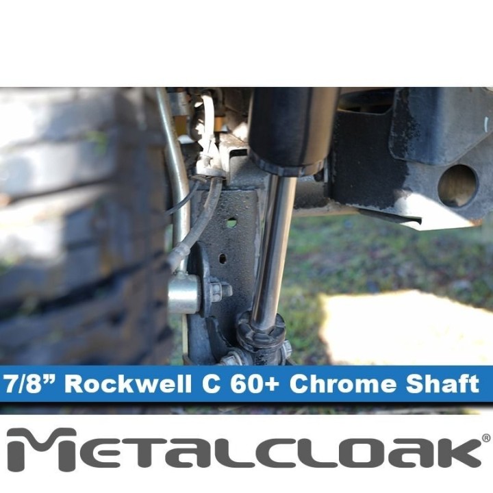 RockSport BLACK, 4.5"/5.5" JL Wrangler Adjustable Reservoir Shocks, Rear, Pair METALCLOAK - view 3