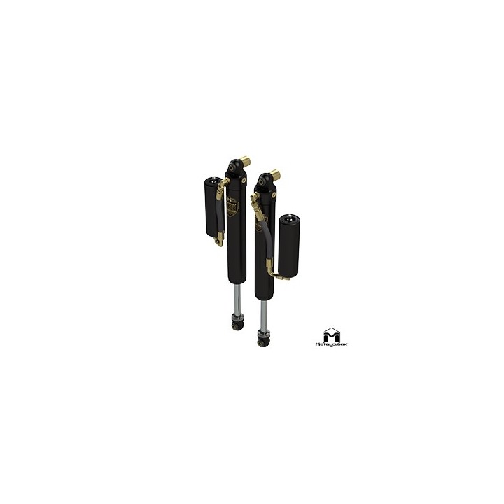 RockSport BLACK, 2.5"/3.5" JL Wrangler Reservoir Shocks, Rear, Pair METALCLOAK - view 9