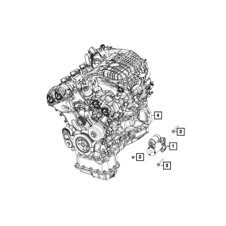 Engine Starter - Mopar (56029852AB) Jeep Wrangler JK JL 3,6