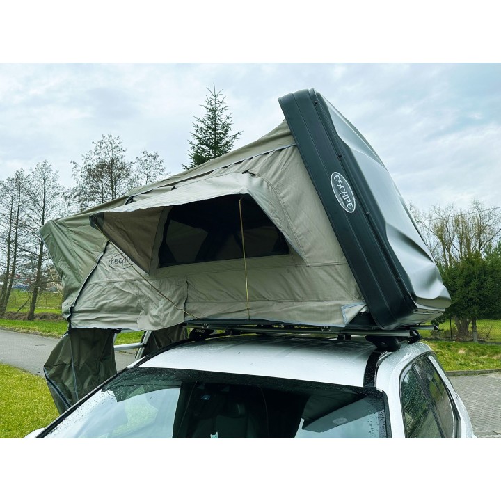 Escape VARIO 210 cm Roof Tent – Sand, white lid - view 30