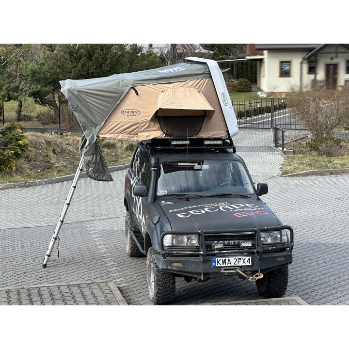 Escape VARIO 210 cm Roof Tent – Sand, white lid - view 37
