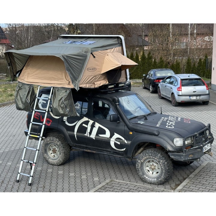 Escape VARIO 210 cm Roof Tent – Sand, white lid - view 38