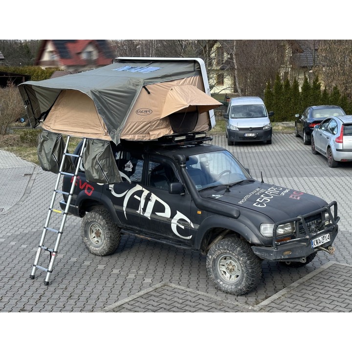 Escape VARIO 210 cm Roof Tent – Sand, white lid - view 39
