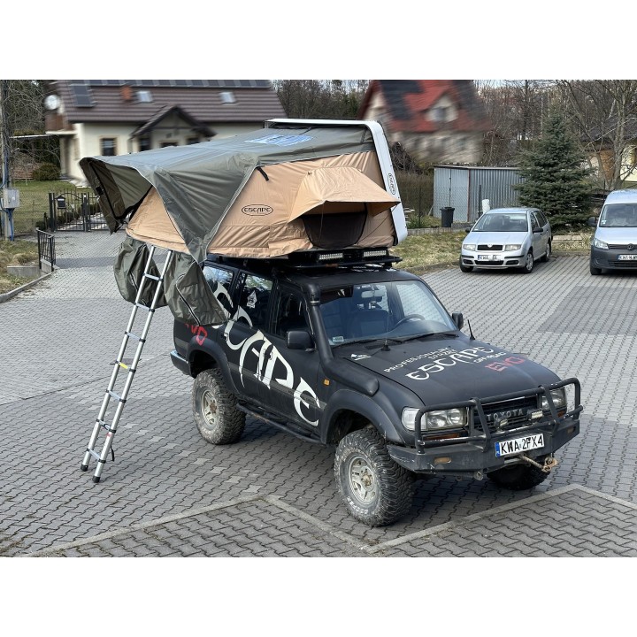Escape VARIO 210 cm Roof Tent – Sand, white lid - view 40