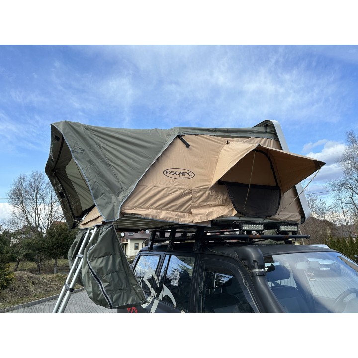 Escape VARIO 210 cm Roof Tent – Sand, white lid - view 41