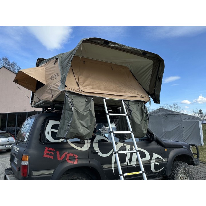 Escape VARIO 210 cm Roof Tent – Sand, white lid - view 43