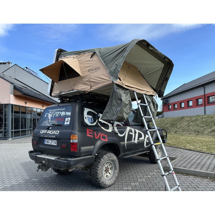 Escape VARIO 210 cm Roof Tent – Sand, white lid - view 44