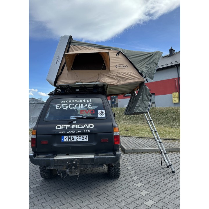 Escape VARIO 210 cm Roof Tent – Sand, white lid - view 46