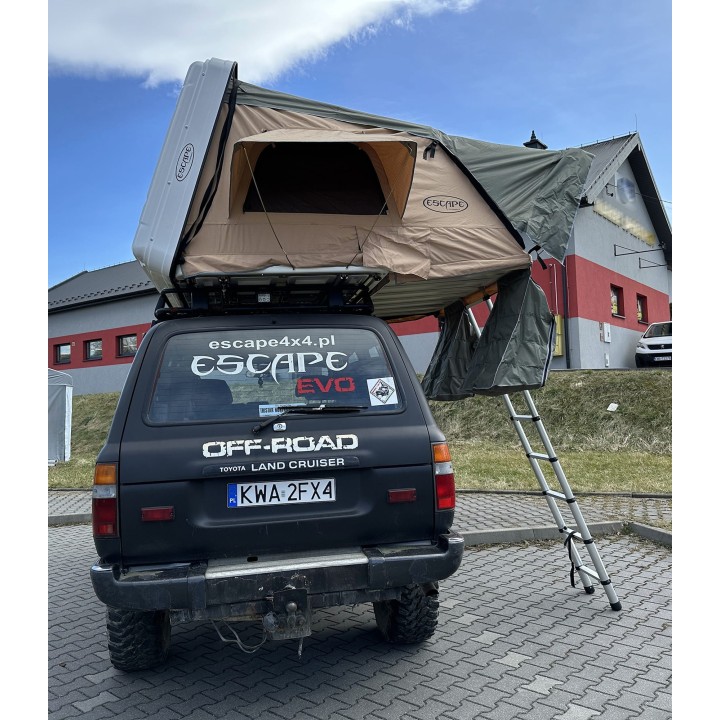 Escape VARIO 210 cm Roof Tent – Sand, white lid - view 48