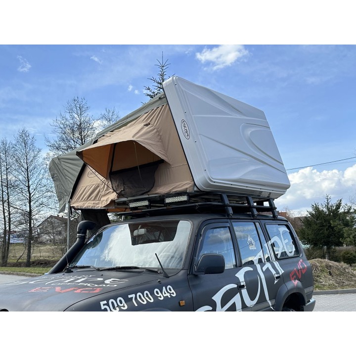 Escape VARIO 210 cm Roof Tent – Sand, white lid - view 50