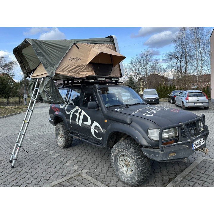 Escape VARIO 210 cm Roof Tent – Sand, white lid - view 52