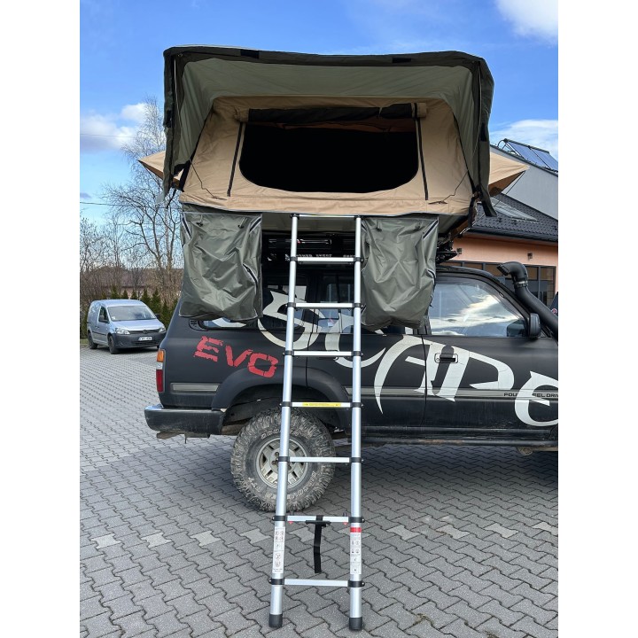 Escape VARIO 210 cm Roof Tent – Sand, white lid - view 56