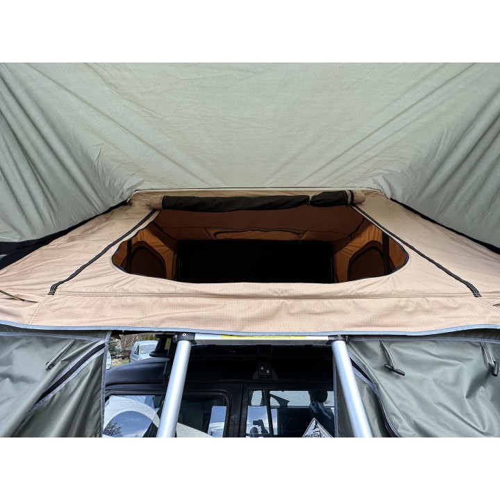 Escape VARIO 210 cm Roof Tent – Sand, white lid - view 57