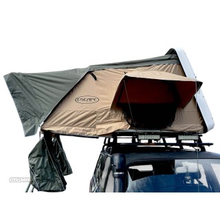 Namiot dachowy Escape VARIO 210 cm Piaskowy – biała pokrywa