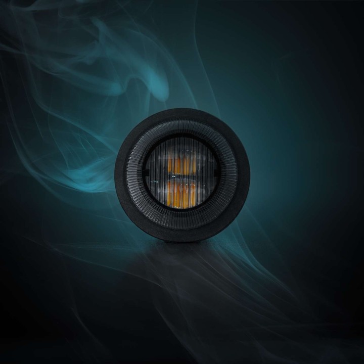DARK KNIGHT GLORIA WARNING LIGHT SMOKE LENS