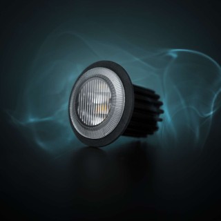 Dark Knight Gloria LED Warning Light – Clear Lens | 21 Flash Patterns, IP69K, ECE R65 Class 2