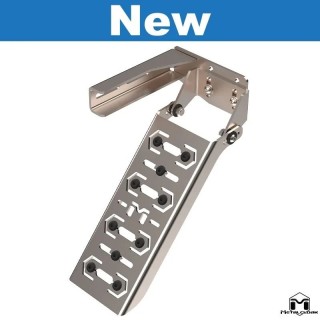 Stainless Steel Dead Pedal JK Wrangler METALCLOAK