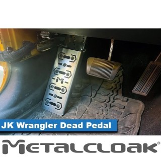 Stainless Steel Dead Pedal JK Wrangler METALCLOAK - view 2