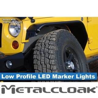 MetalCloak Low Profile LED Marker Lights – Jeep Wrangler JK