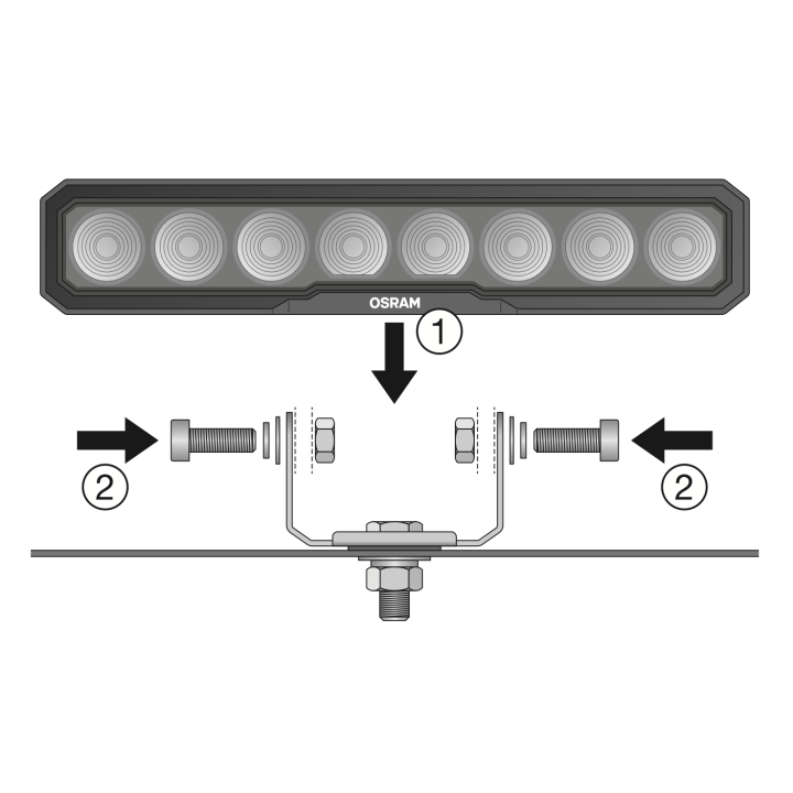 OSRAM Lightbar WL VX250-WD – slim LED lightbar for work and adventure