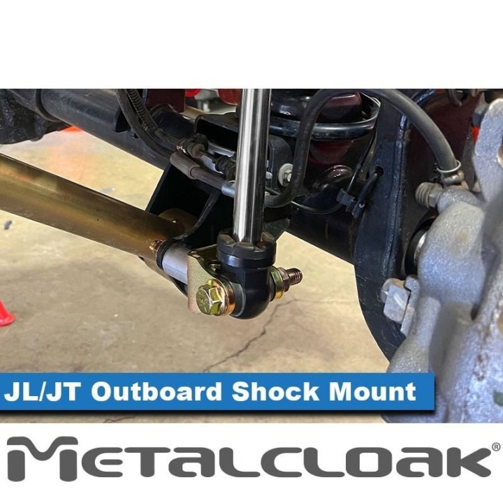 Front Universal Outboard Shock Mount, JL Wrangler | JT Gladiator, Aftermarket Axles METALCLOAK - view 2