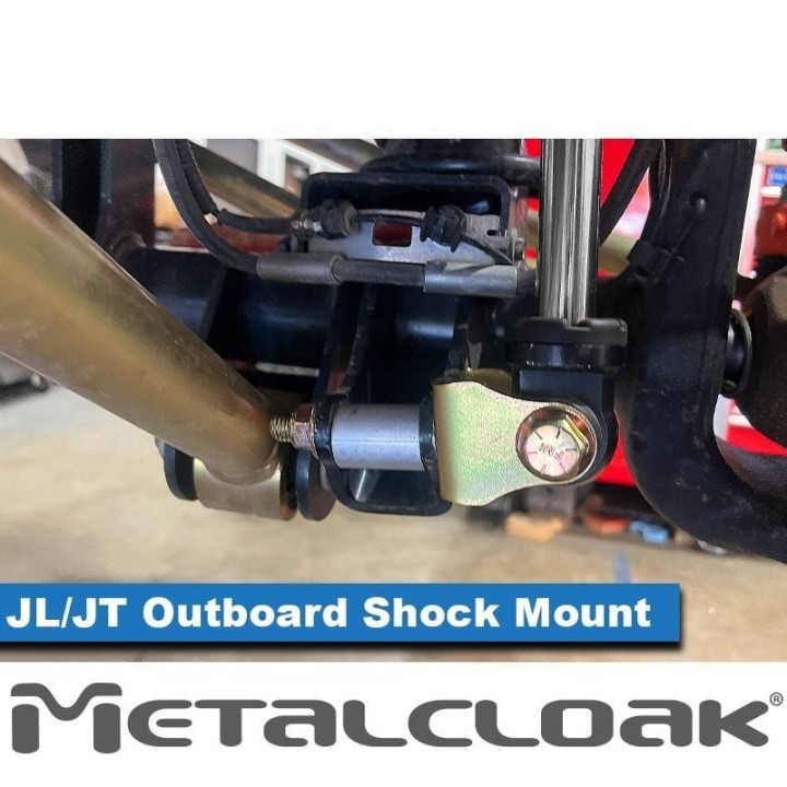 Front Universal Outboard Shock Mount, JL Wrangler | JT Gladiator, Aftermarket Axles METALCLOAK - view 3