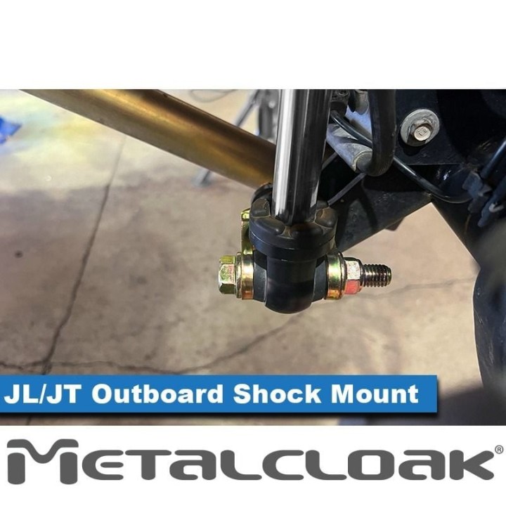 Front Universal Outboard Shock Mount, JL Wrangler | JT Gladiator, Aftermarket Axles METALCLOAK - view 4