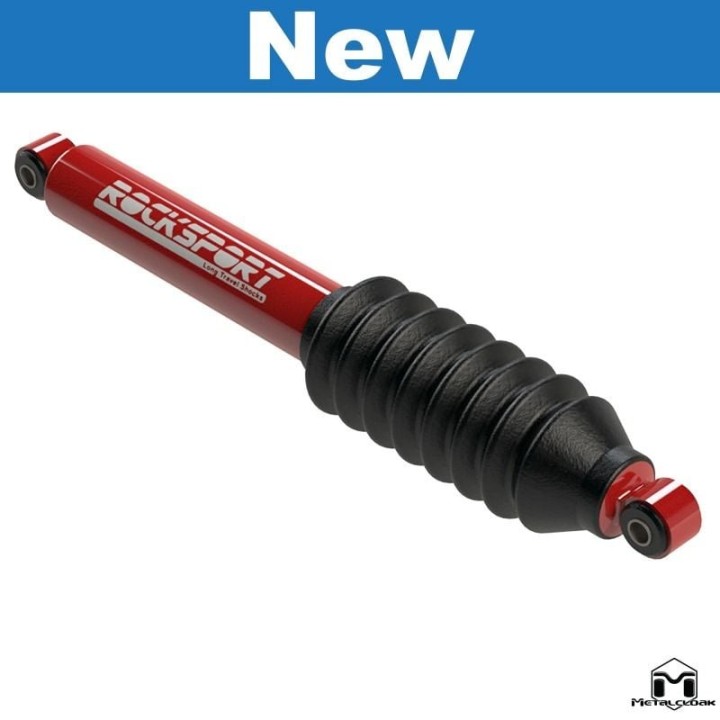 RockSport RED Steering Stabilizer NO HARDWARE JL Wrangler | JT Gladiator METALCLOAK